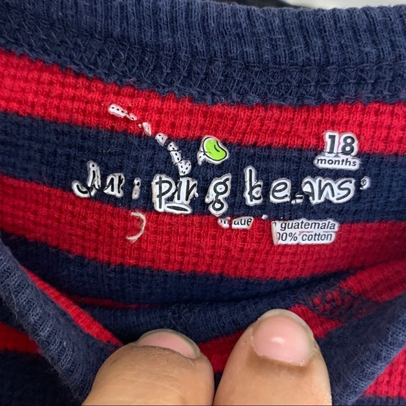 Jumping Beans- Red & Blue Striped  Shirt 18M - Picture 5 of 5